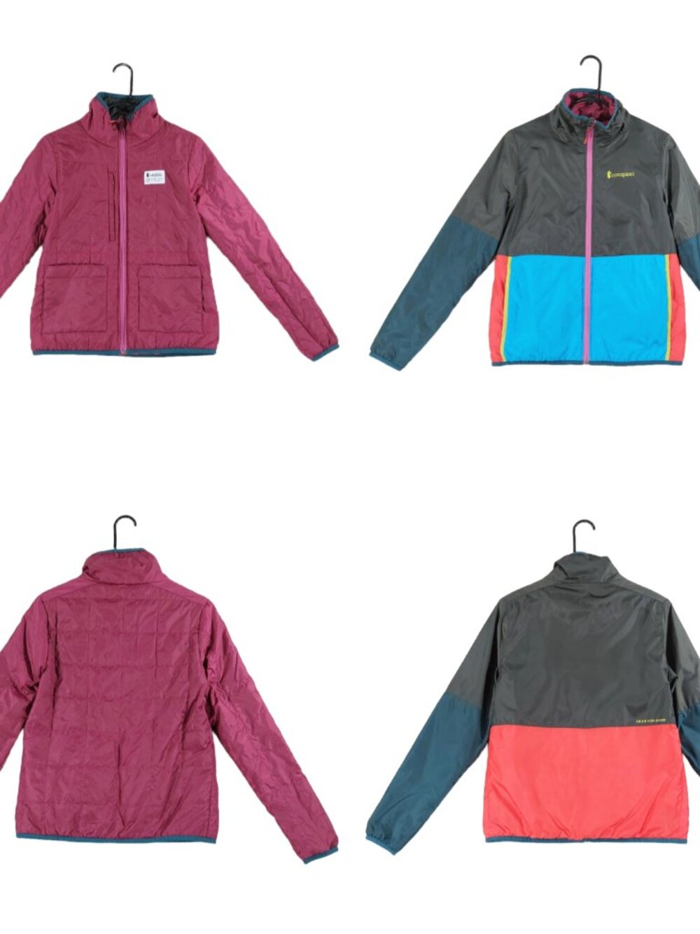 Cotopaxi Insulated Reversible Jacket Women's XS 'Teca Calido' Retro Colorblocked